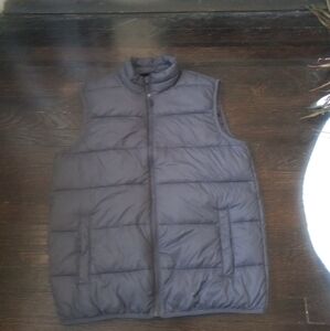 Grey SwissTech Mens Vest Size Large Pockets Outdoor Casual Comfort